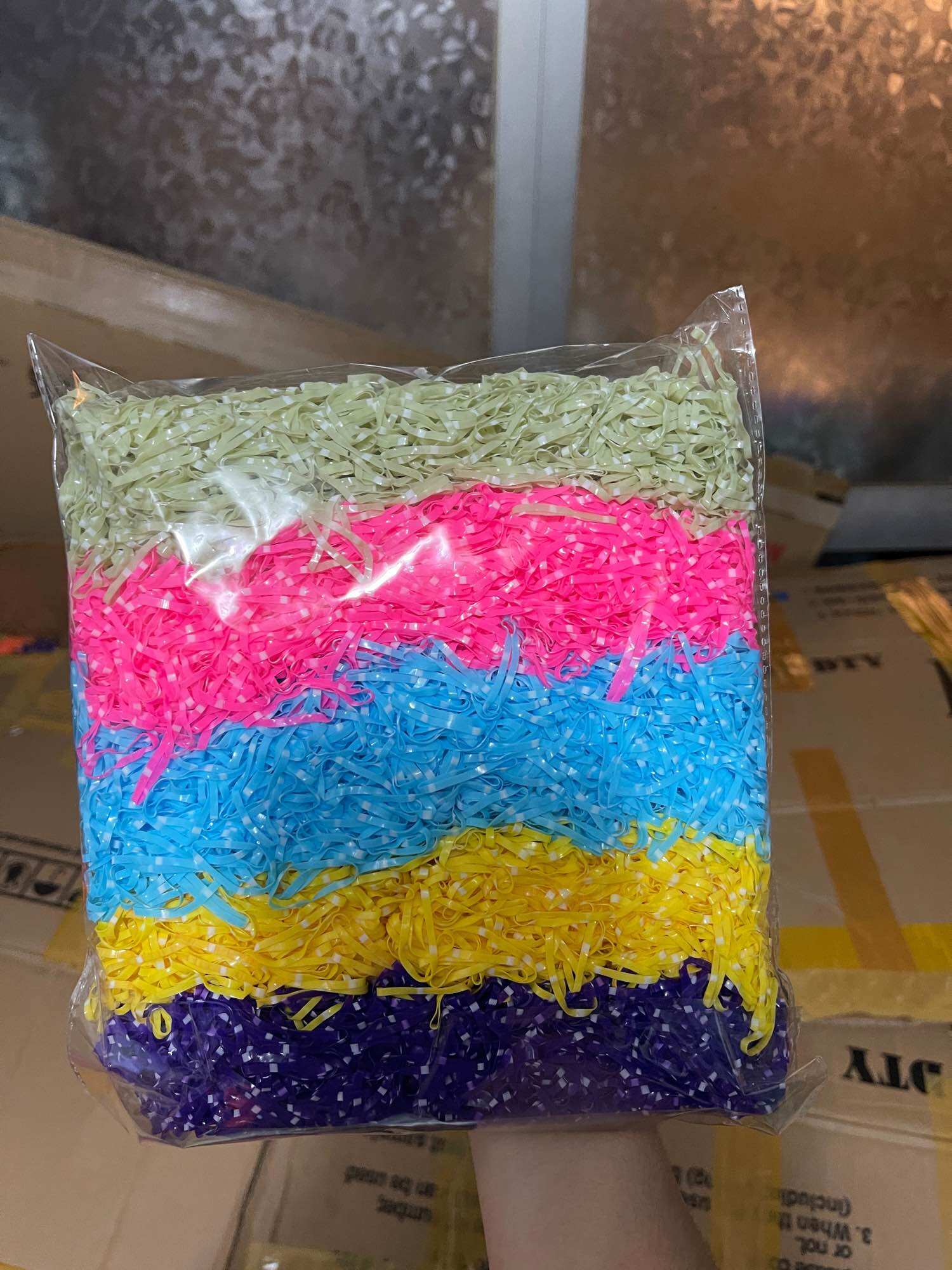 500g thun buộc tóc (size trung - đại - tiểu bi )nhiều màu sắc,  dành cho bé tóc ít