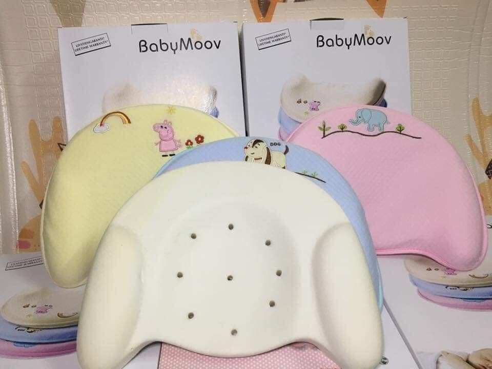 Gối chống méo đầu baby moov cho bé từ sơ sinh🥰