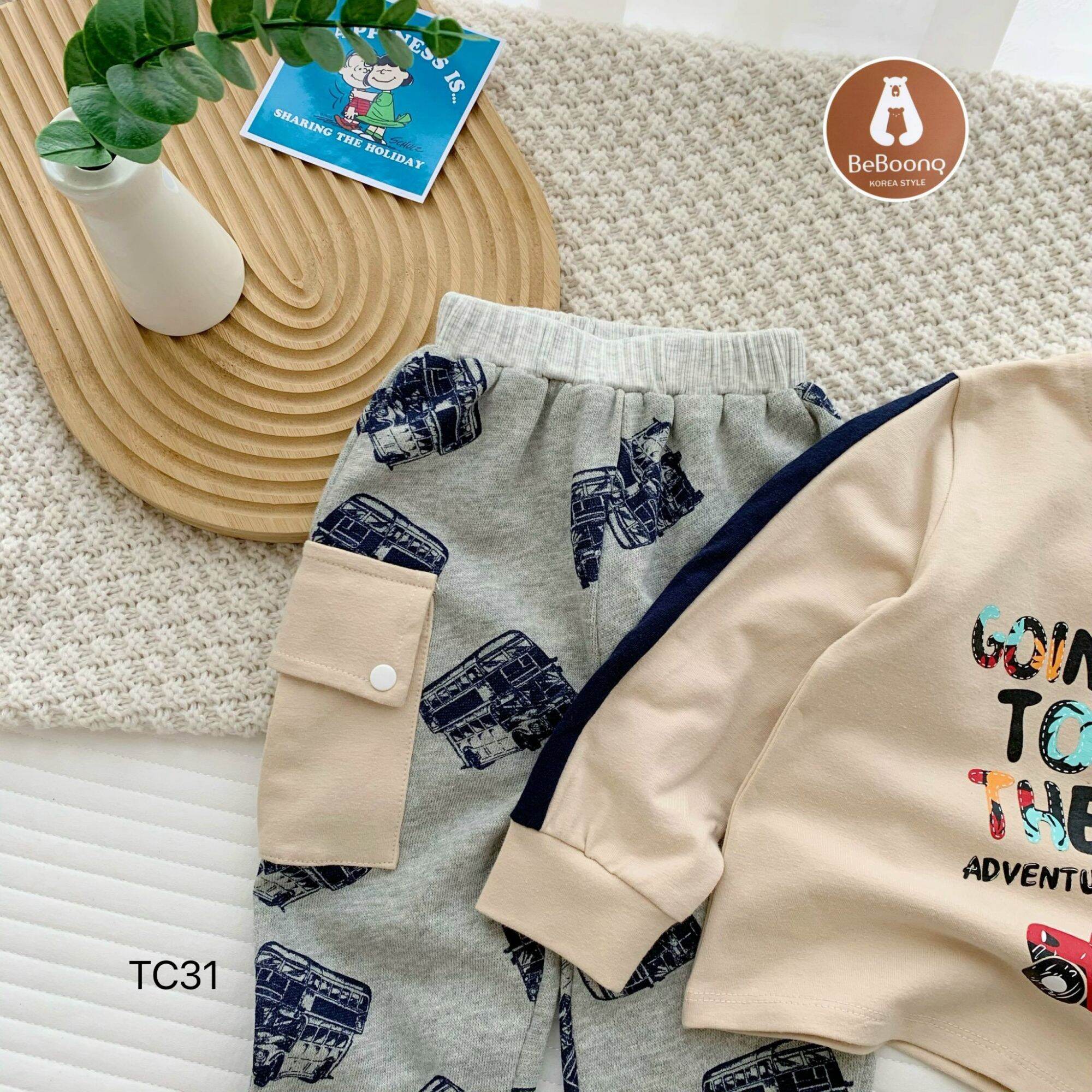 Set bộ ADVENTURE BT BeBoonq phong cách Hàn Quốc cho bé