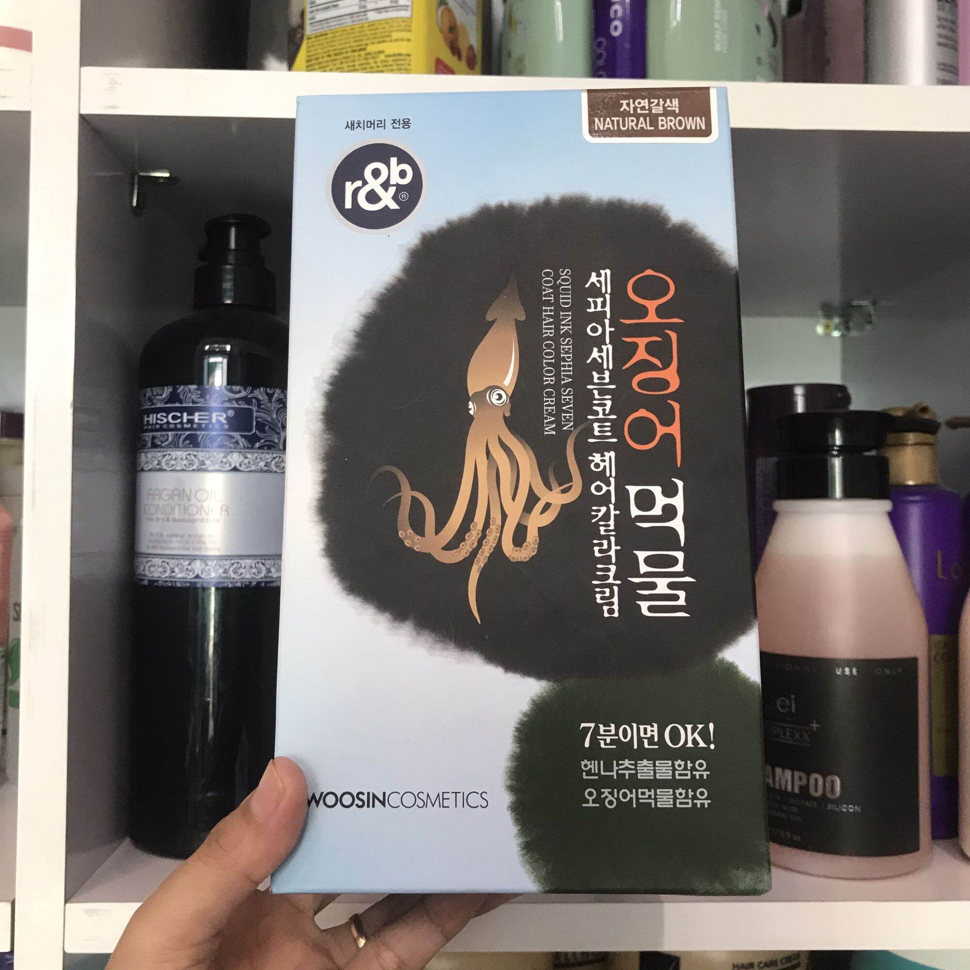 Kem nhuộm tóc phủ bạc thảo dược r&b Henna 150ml