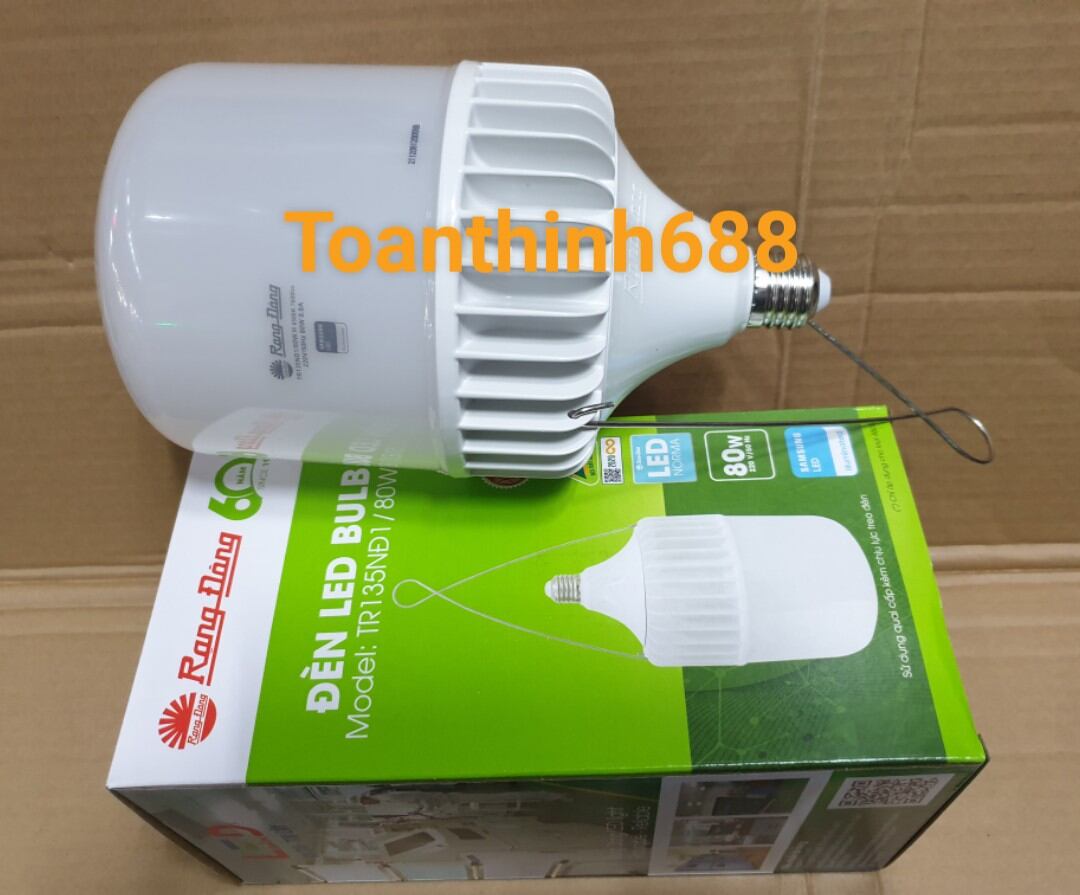 [HCM]Bóng đèn Led trụ 80w Rạng Đông sáng trắng