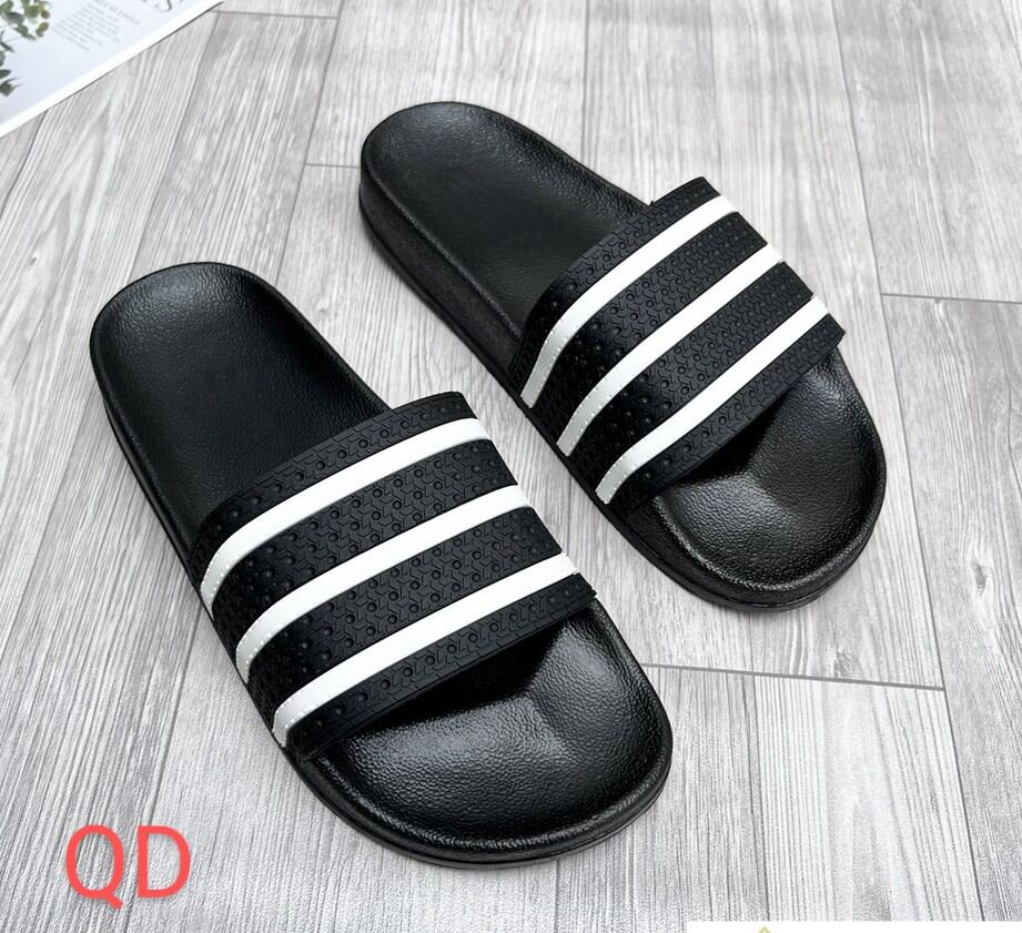 dép bánh mì đquai kẻ đen trắnghót nhất hiện nay