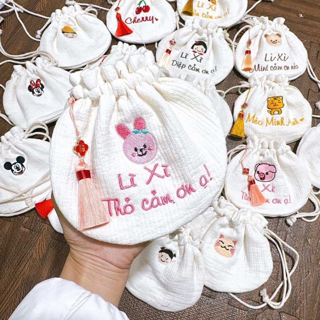 Túi lì xì cho bé yêu đón tết. liên hệ da lo 0938285370 để dc tư vấn nhanh