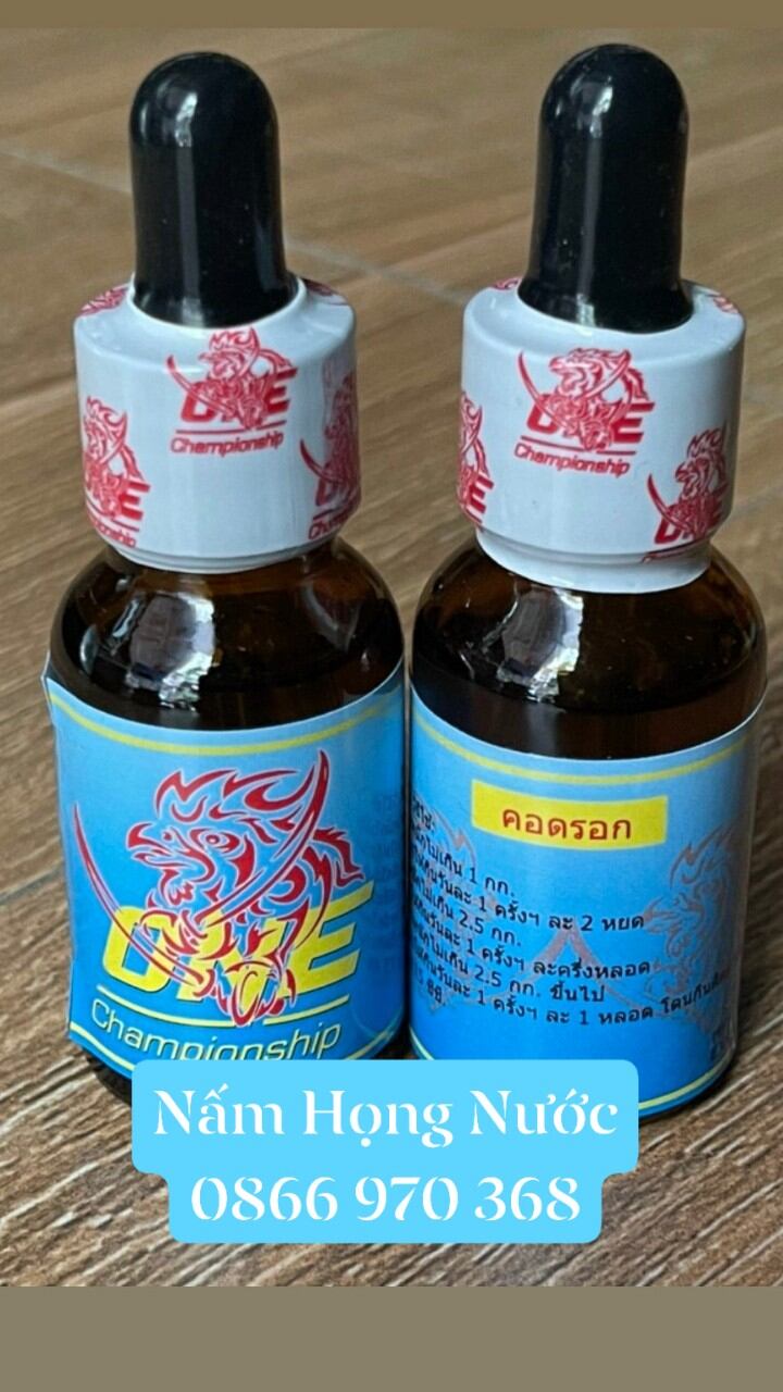 Nấm Họng dạng nước thái lan cho gà chọi, gà đá