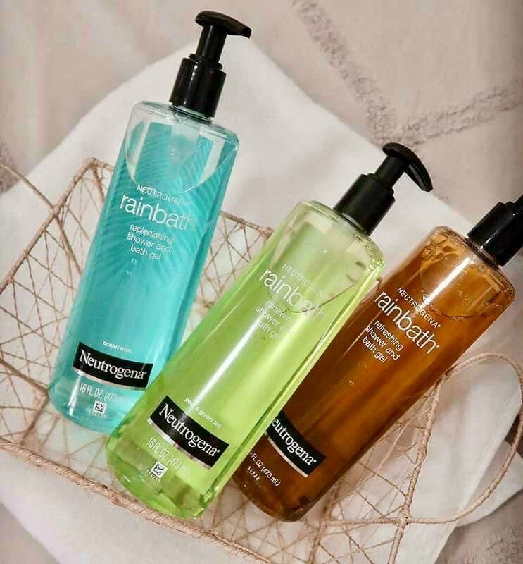 set sữa tắm neutrogena rainbath 3 chai