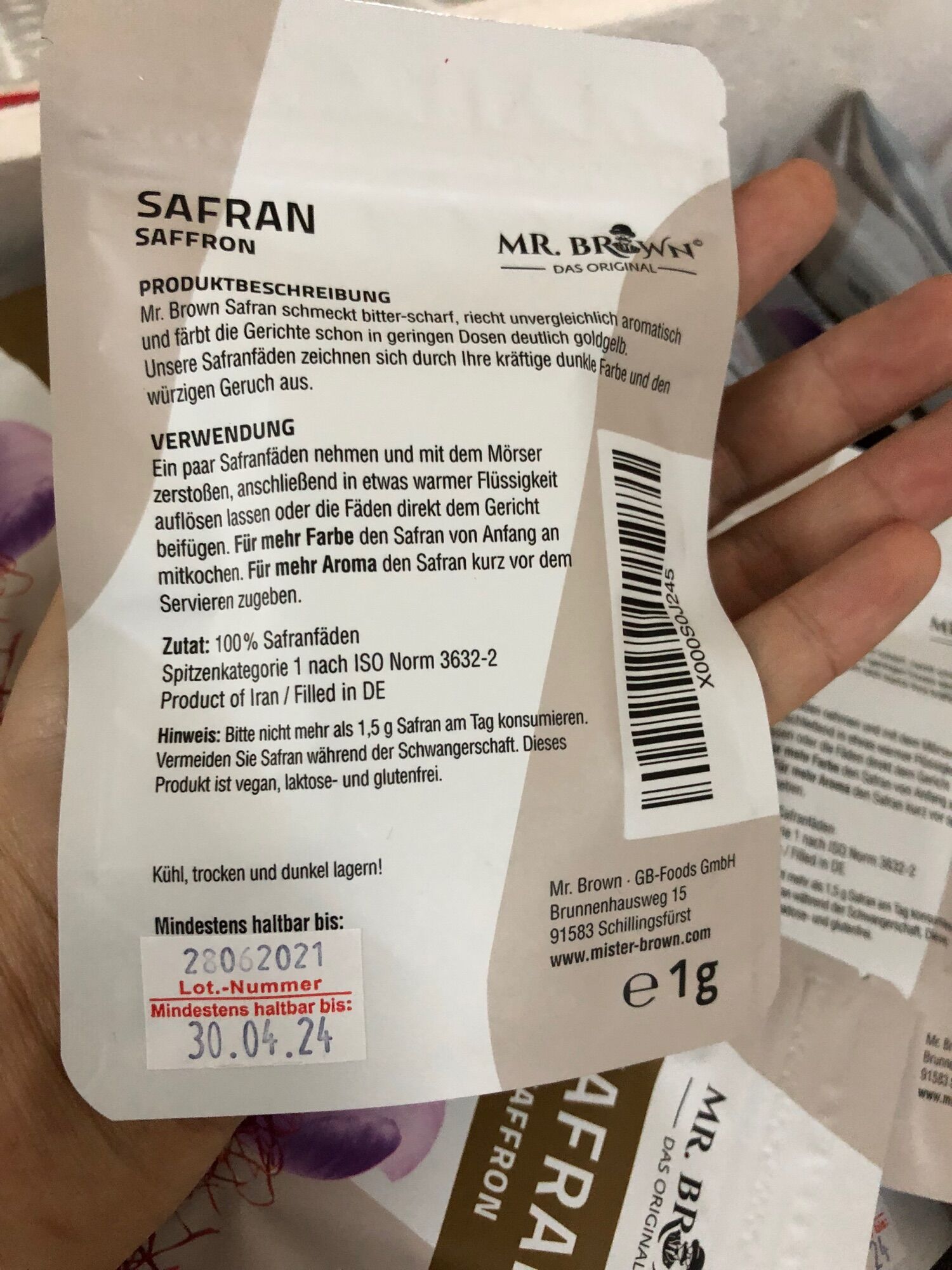 Saffron - nhuỵ hoa nghệ tây Đức