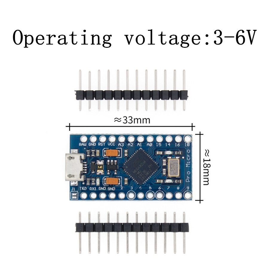 Pro micro atmega32u4 5v/16 mhz bộ điều khiển mô đun với bộ nạp khởi động cho arduino leonardo smd loại tùy chỉnh cho máy tính