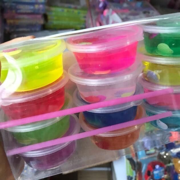 12 lọ slime có nhũ