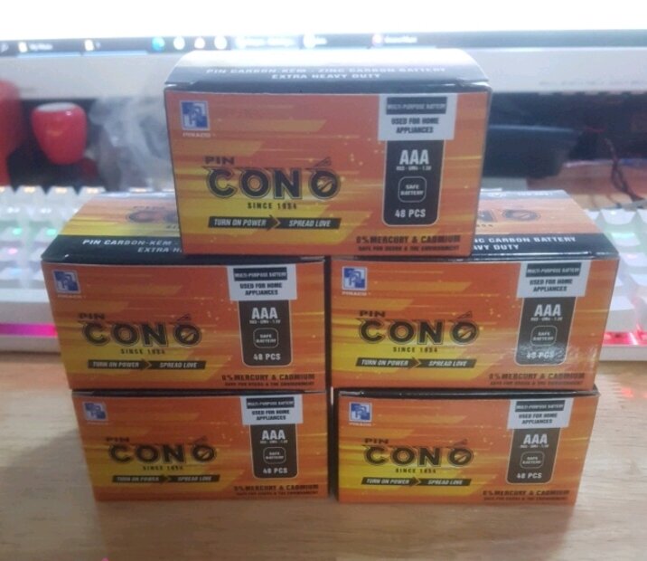 Pin Con Ó AAA (1 vỉ x 4 viên)