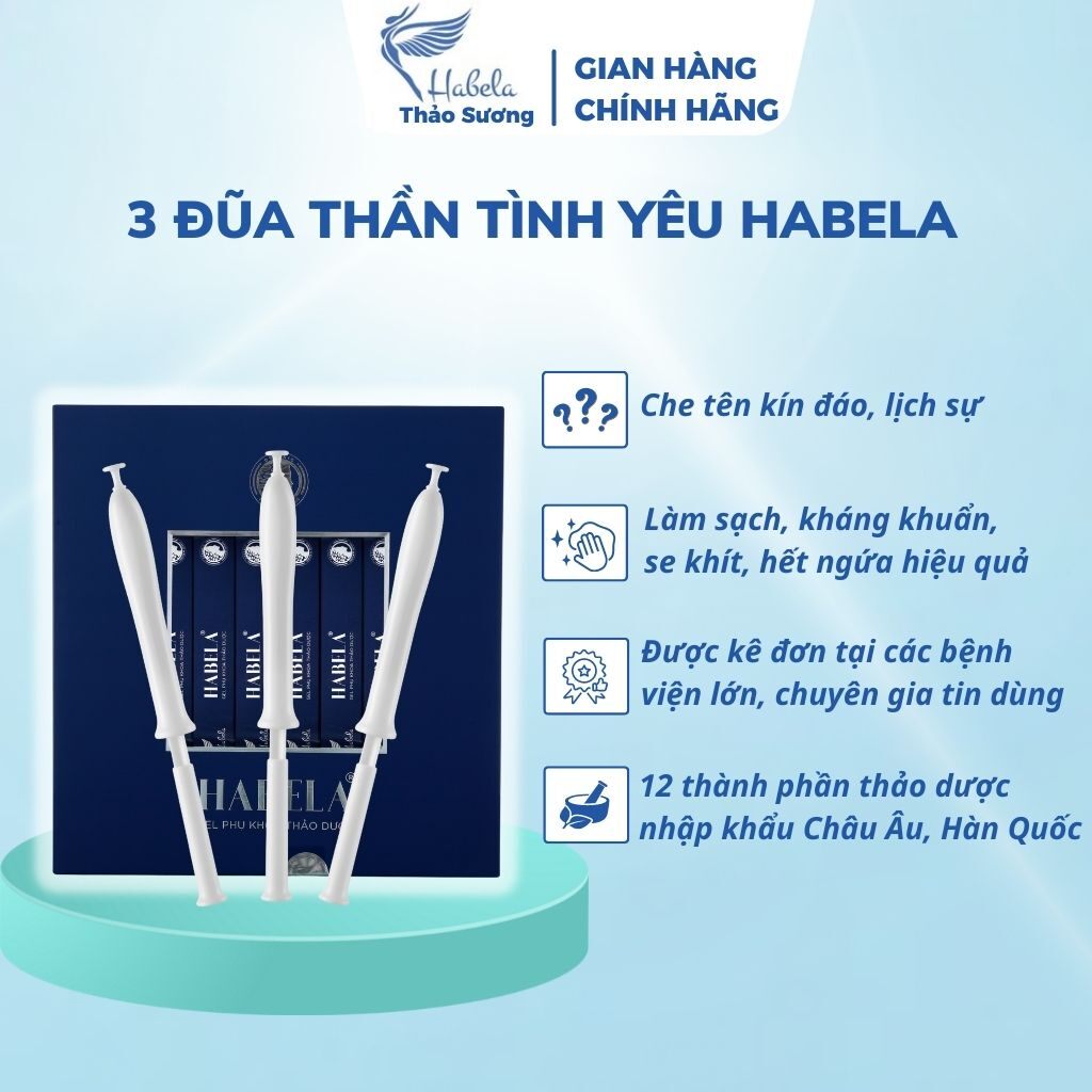 Đũa thần habela gel vệ sinh phụ nữ làm sạch se khít làm hồng vùng kín
