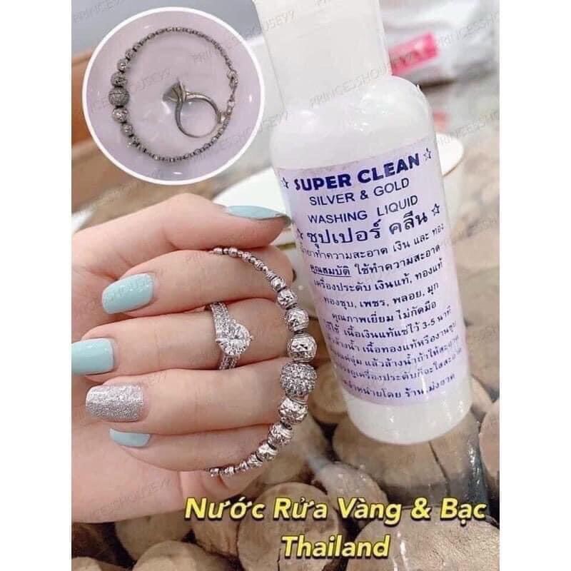 01 Chai Rửa Vàng Bạc Thái Lan 120ml