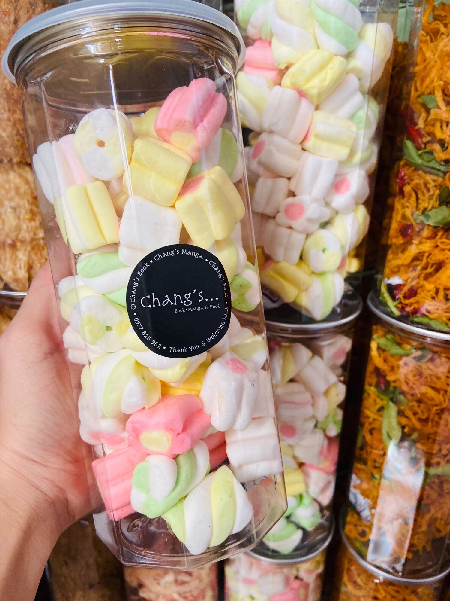 Kẹo bông gòn 250g hủ pet cao cấp - chang’s food