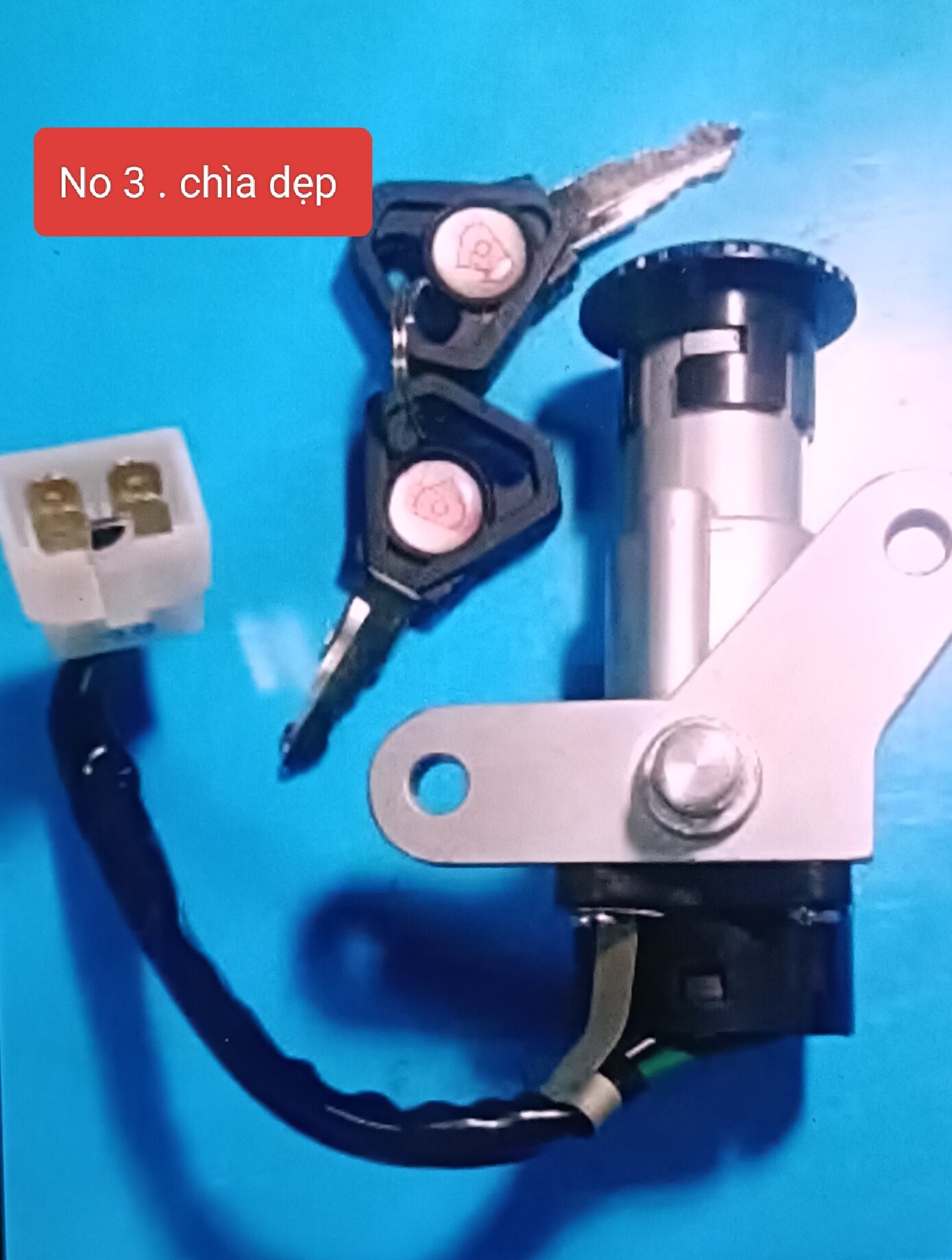 [Hcm] Novo Motorcycle Locks. 3- Clean Keys ....