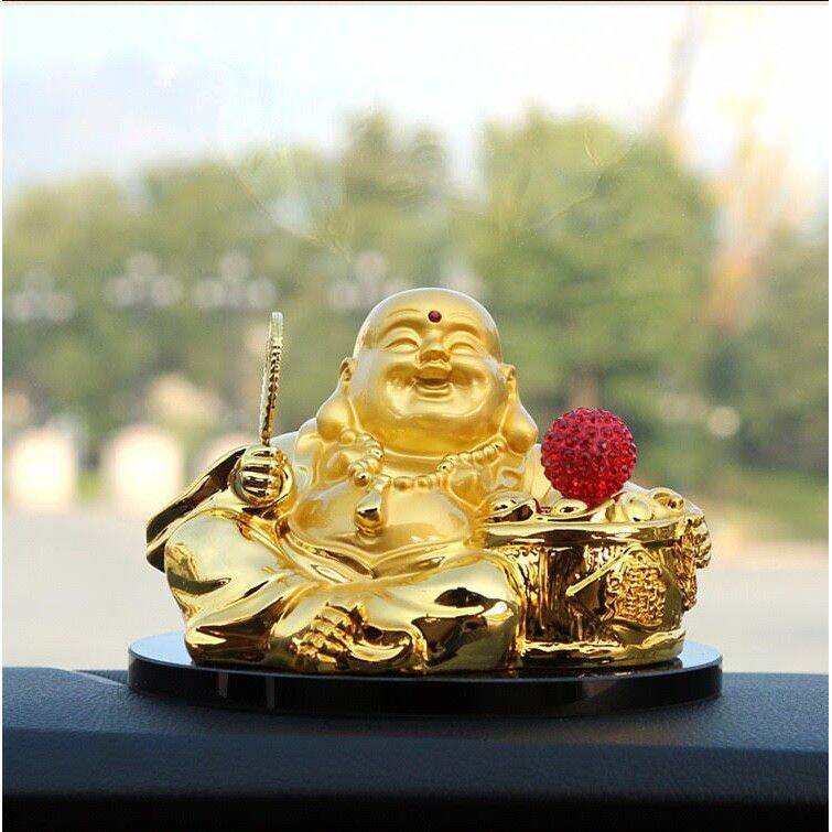 Tượng phật để xe năng lượng mặt trời