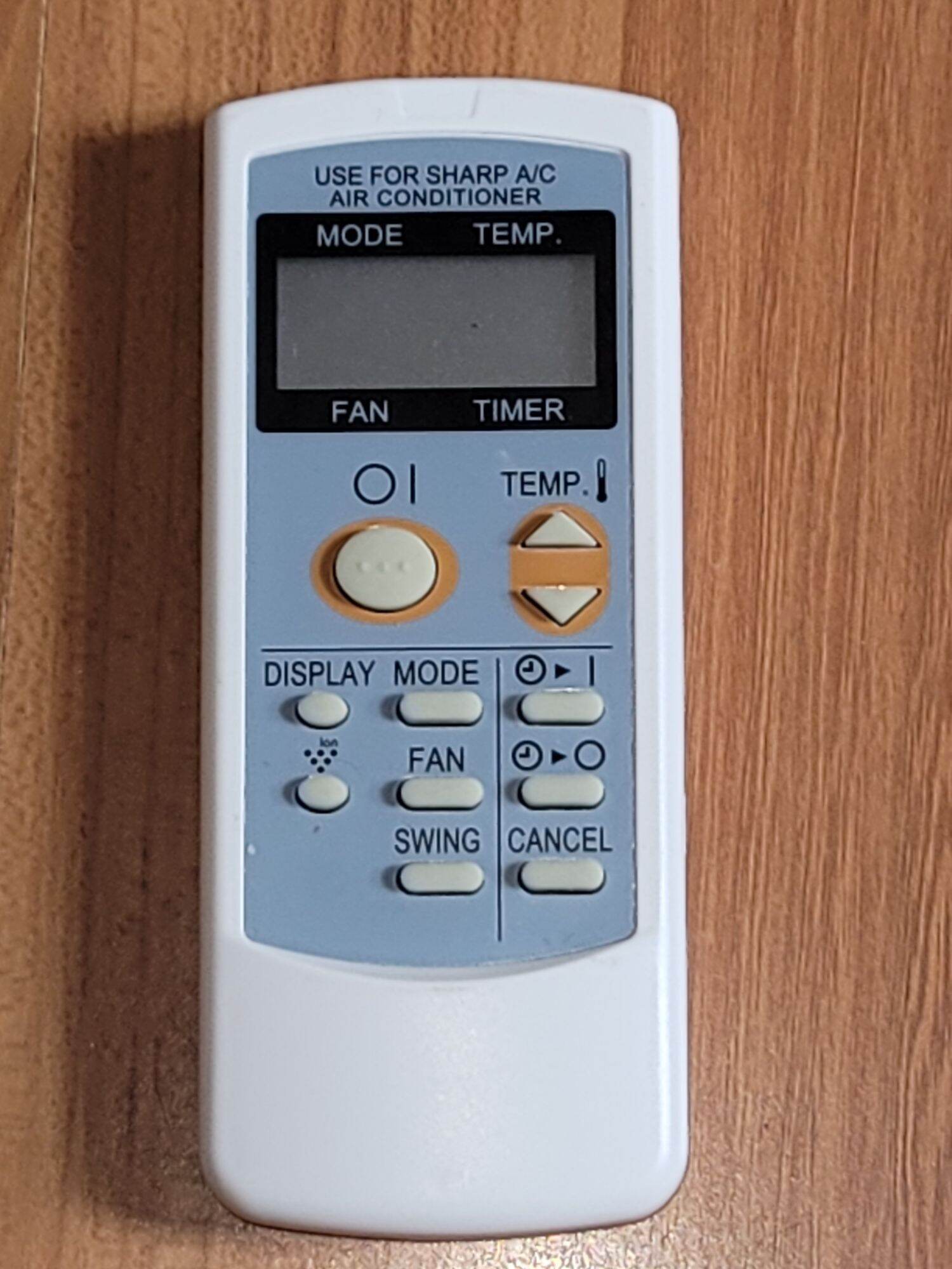 remote điều khiển máy lạnh SHARP 02