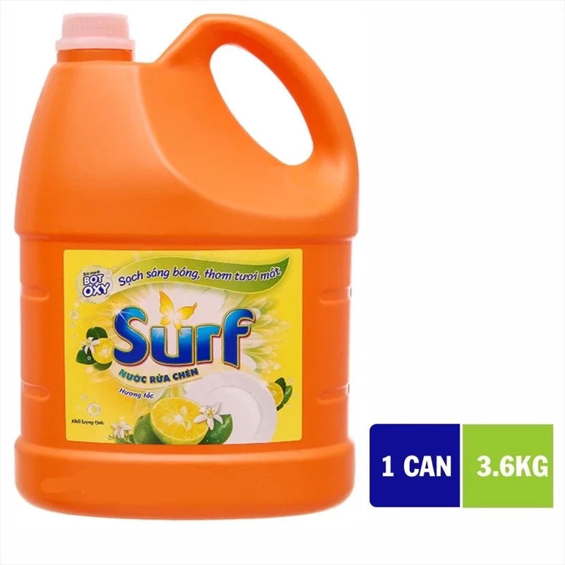 Nước rửa chén Surf túi tiết kiệm 3,4kg