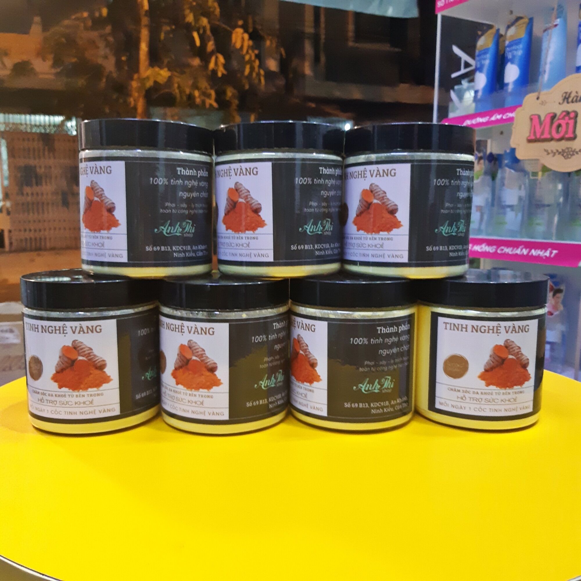 Tinh nghệ vàng miền Trung 100% nguyên chất 250gr