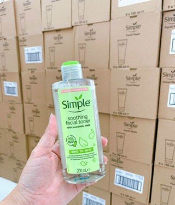 Combo 3 món simple sữa rửa mặt nước tẩy trang