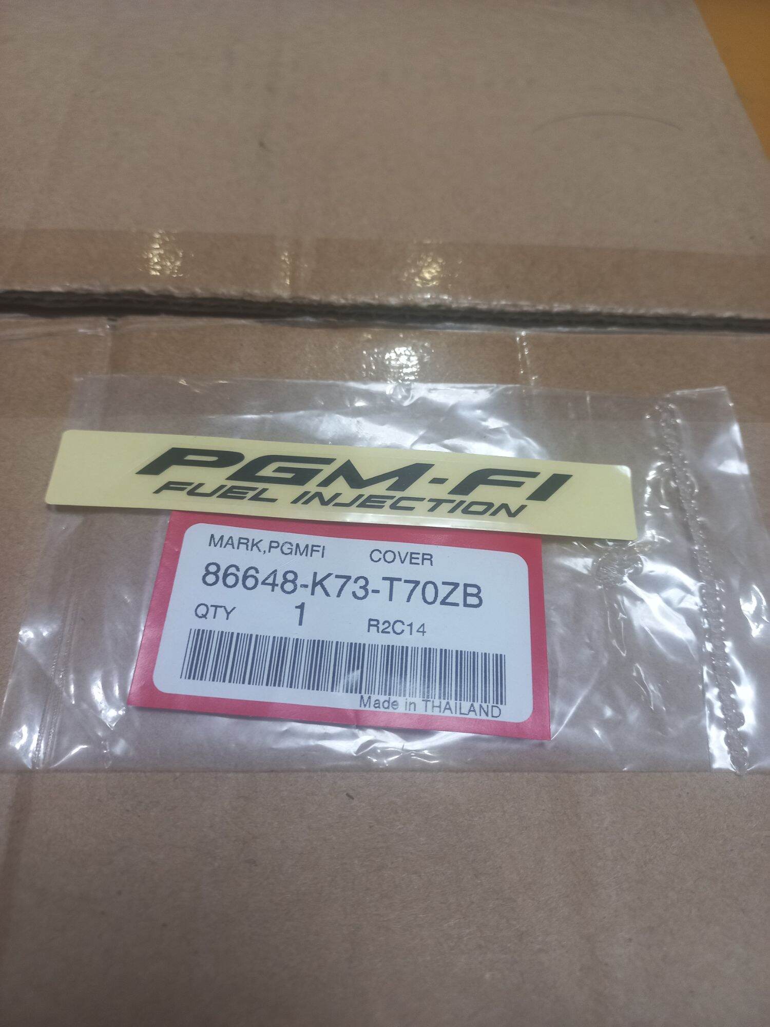 Tem chữ PGM - FI đen