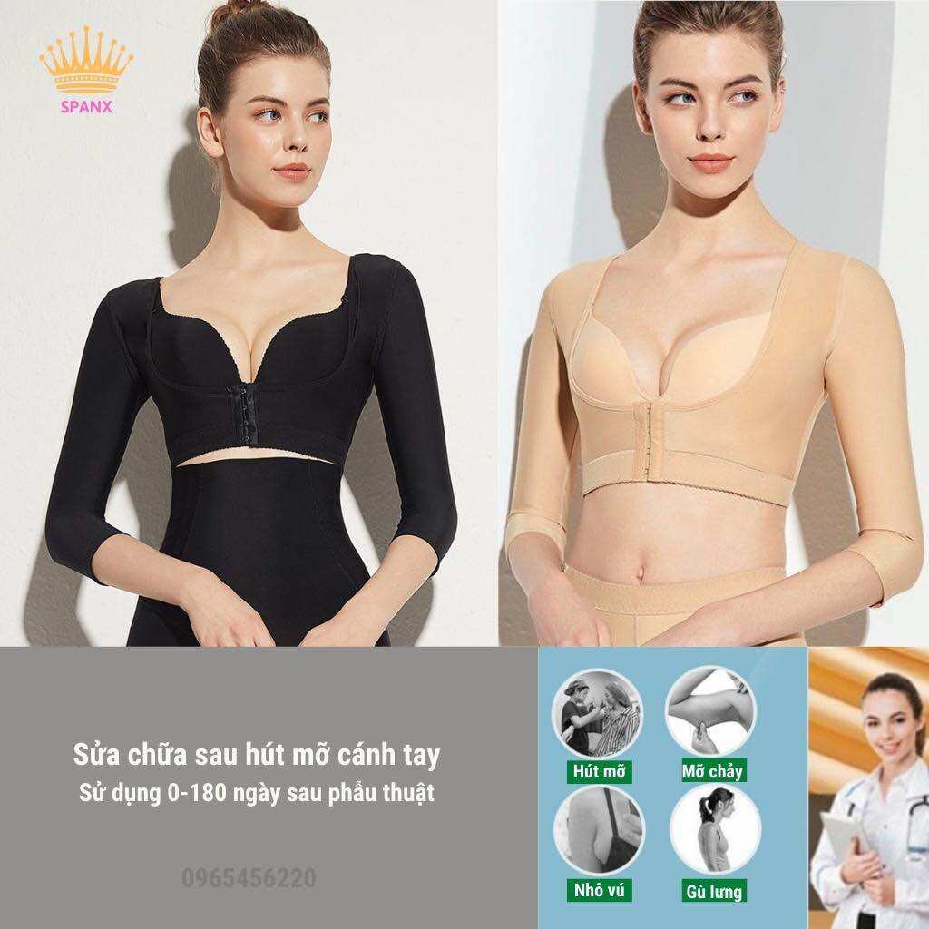 Áo gen định hình cao cấp, hút mỡ bắp tay , lưng, nách, nâng ngực