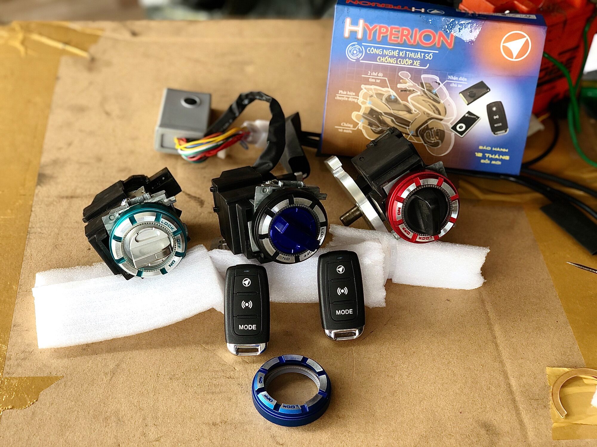 Khoá smartkey cho EXCITER 150 HYPERION PLUS NHẬP PASSWORD KHẨN CẤP
