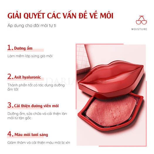 Mặt nạ dưỡng môi Bioaqua hộp 60 miếng