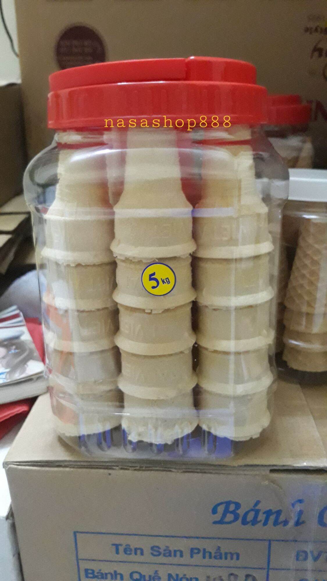 Hũ 35 cái bánh ốc quế ăn kem