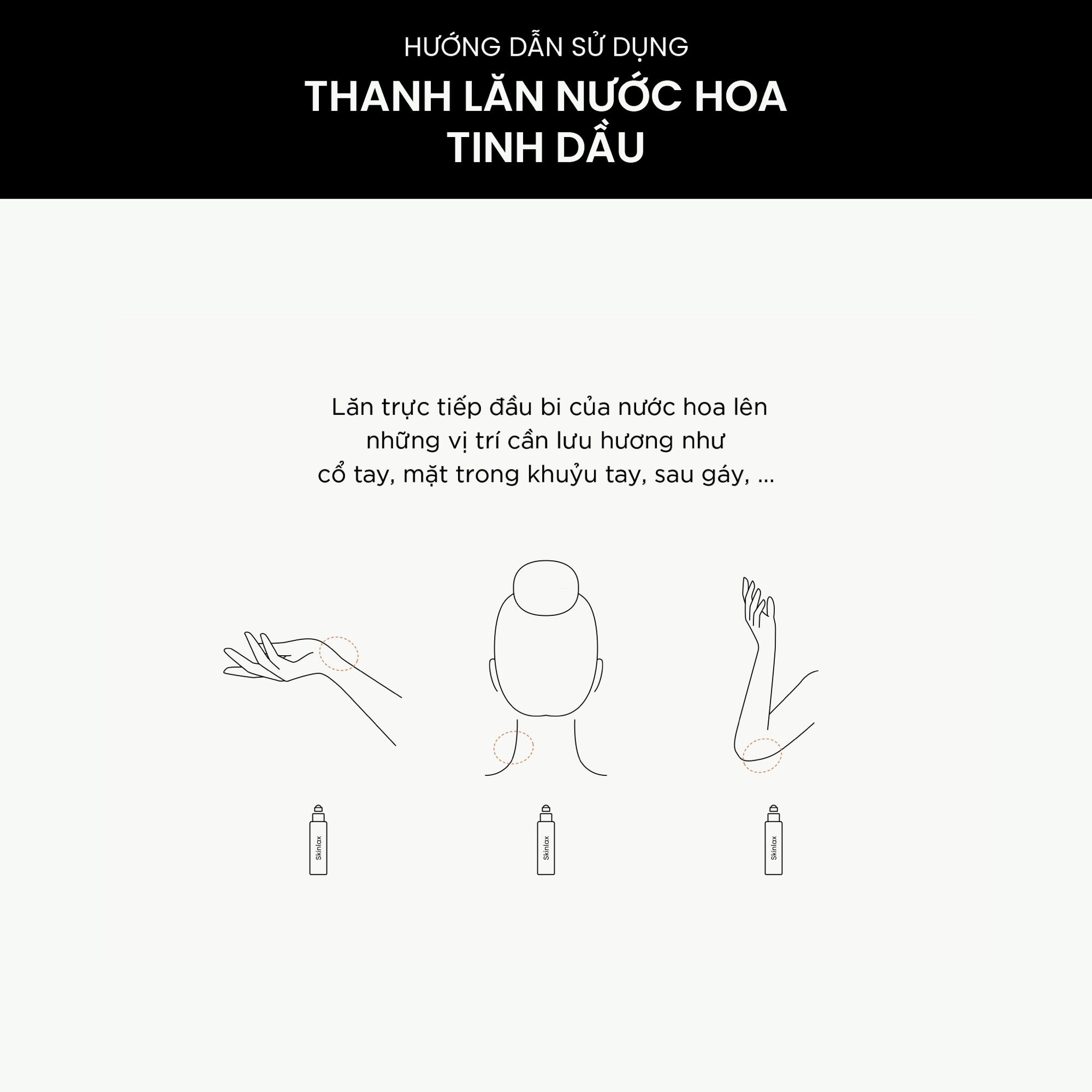Thanh Lăn Nước Hoa Tinh Dầu SKINLAX (10ml)
