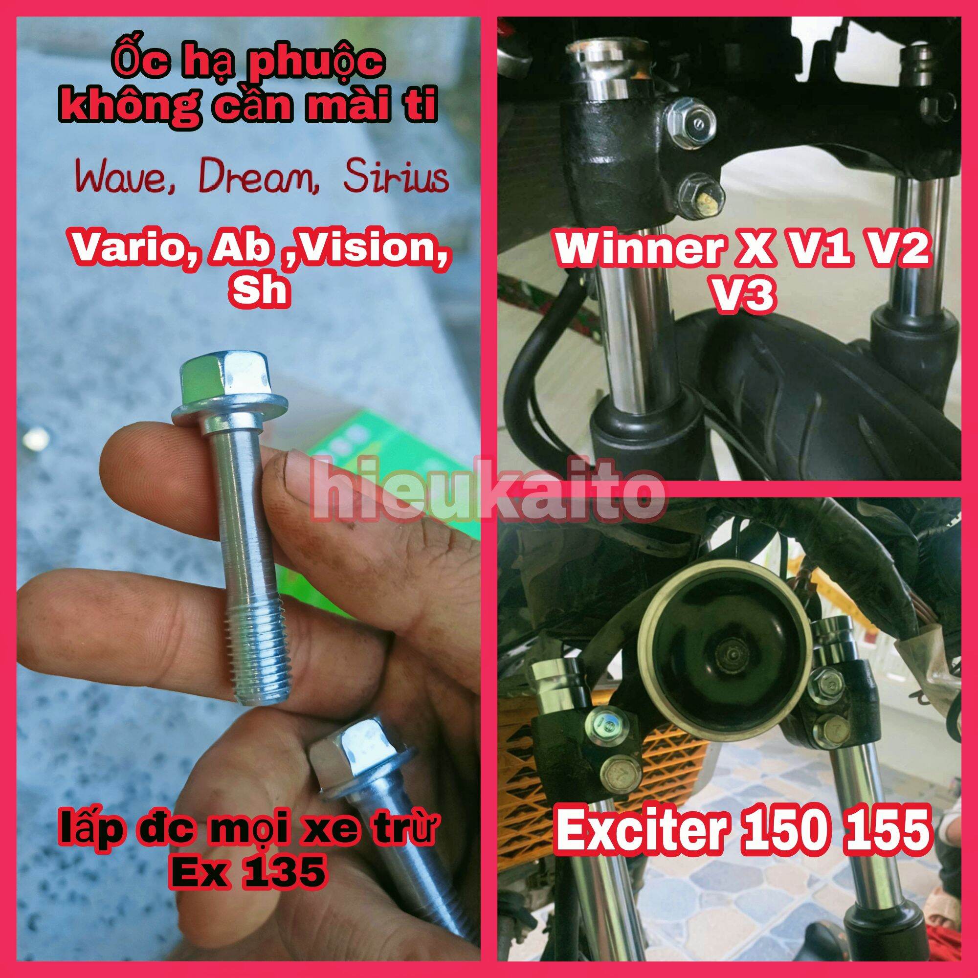 Ốc Hạ Phuộc - Vario, Vision, Exciter, Winner,...