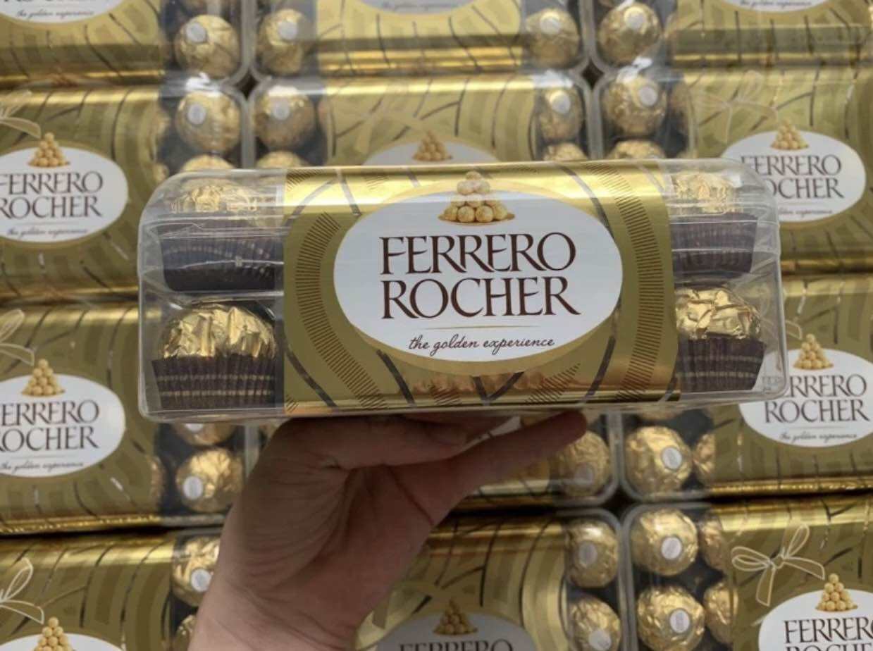 [ Hàng xách tay ]Socola Ferrero Rocher nhân hạt dẻ 375g - 30 viên