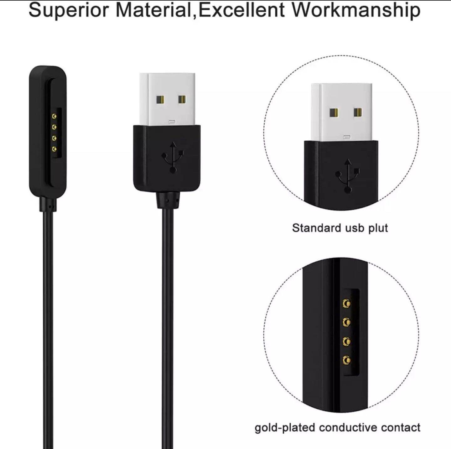 Cáp sạc usb cho đồng hồ thông minh asus zen 2 wi501q wi502q//t5h3