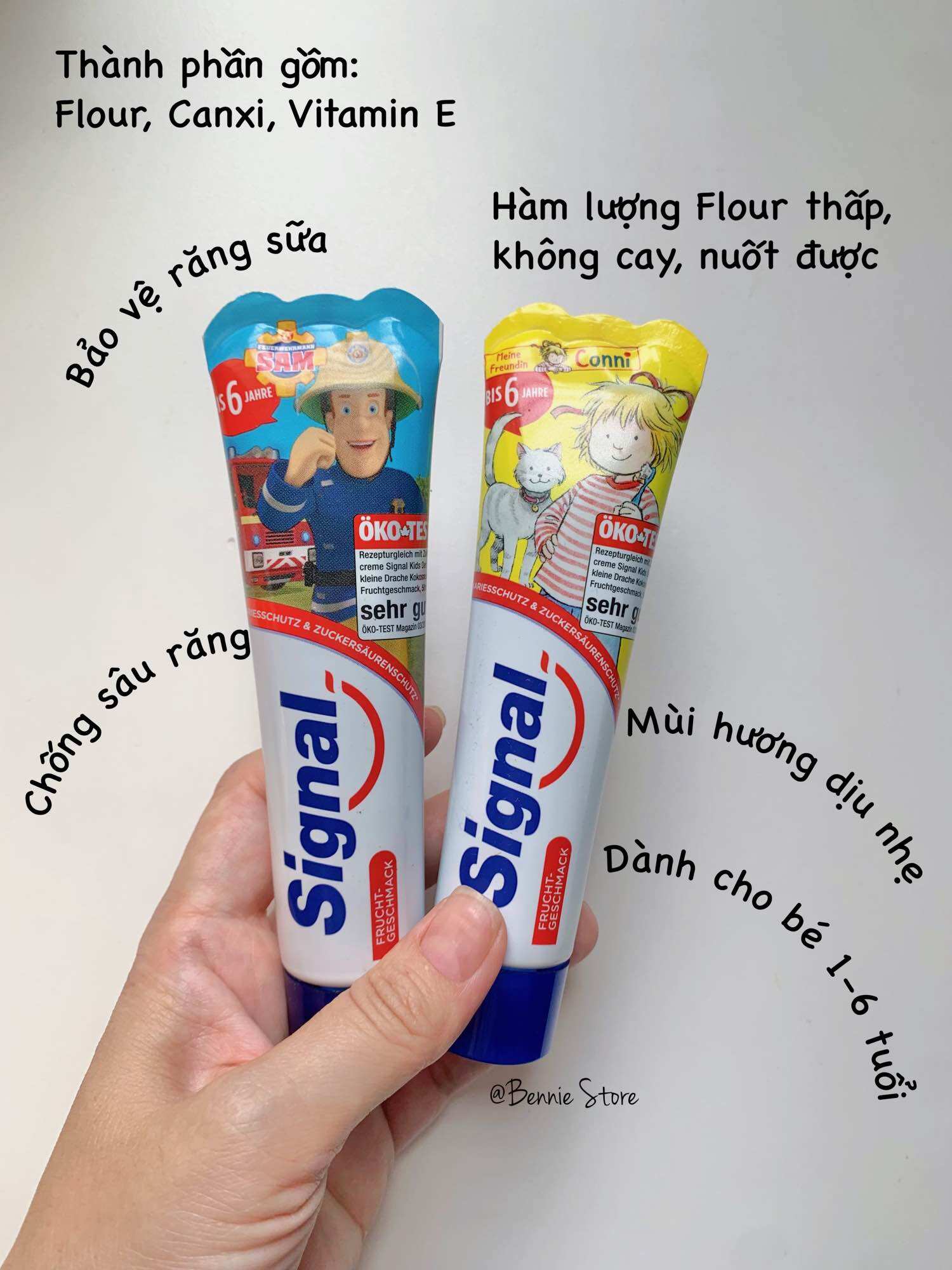 [HÀNG ĐỨC] Kem đánh răng Signal 50ml cho bé 1-6 tuổi