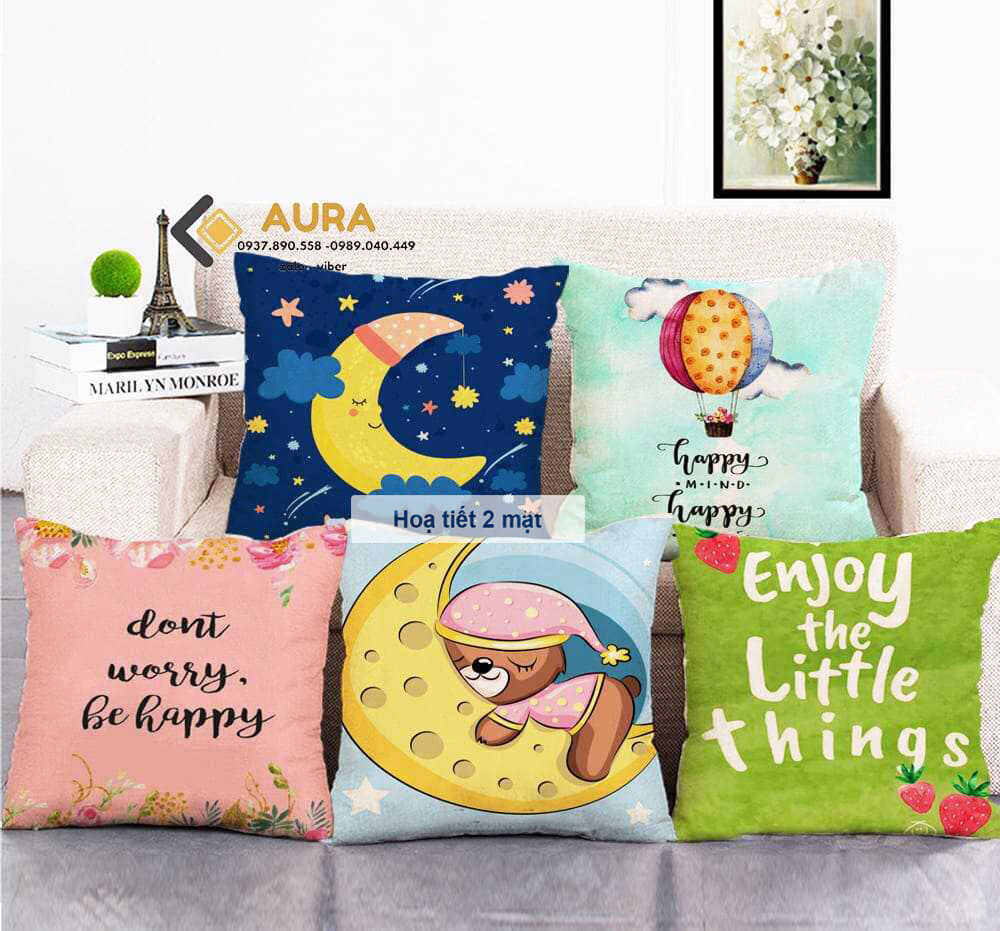 Gối Tựa Lưng | Gối Tựa Sofa, Gối Vuông Trang Trí In Hoạt Tiết Thú Cưng Gối tựa lưng văn phòng cao cấp gối sofa cao cấp 45x45