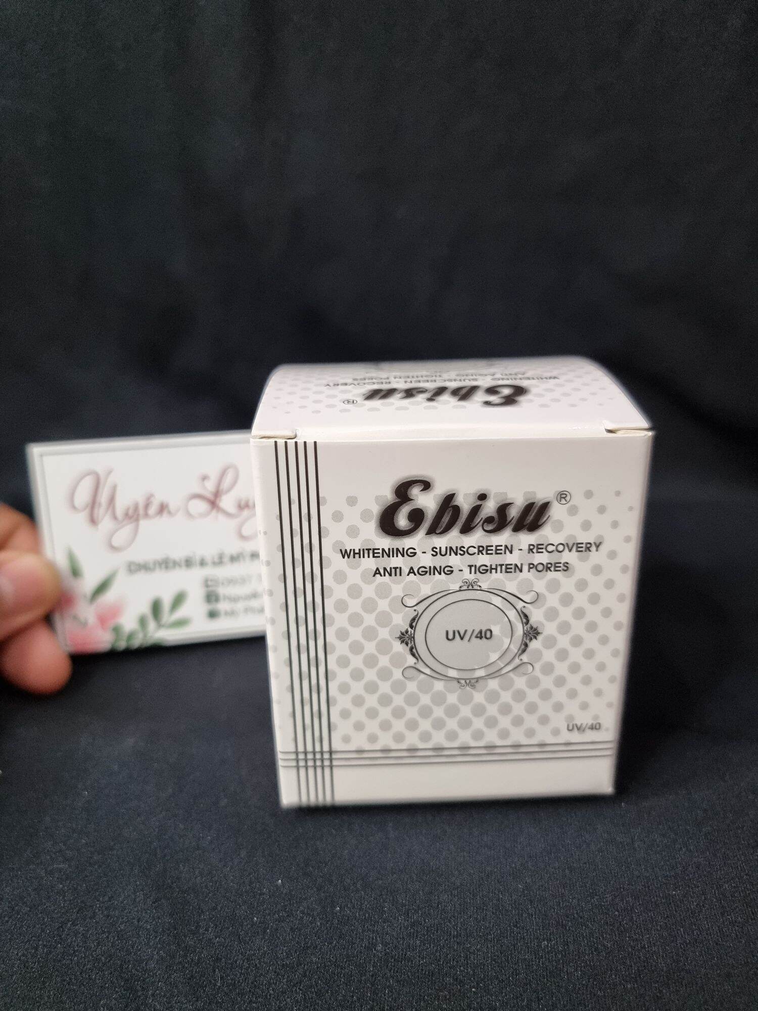 Kem Ebisu dưỡng trắng chống nắng phục hồi da 20g