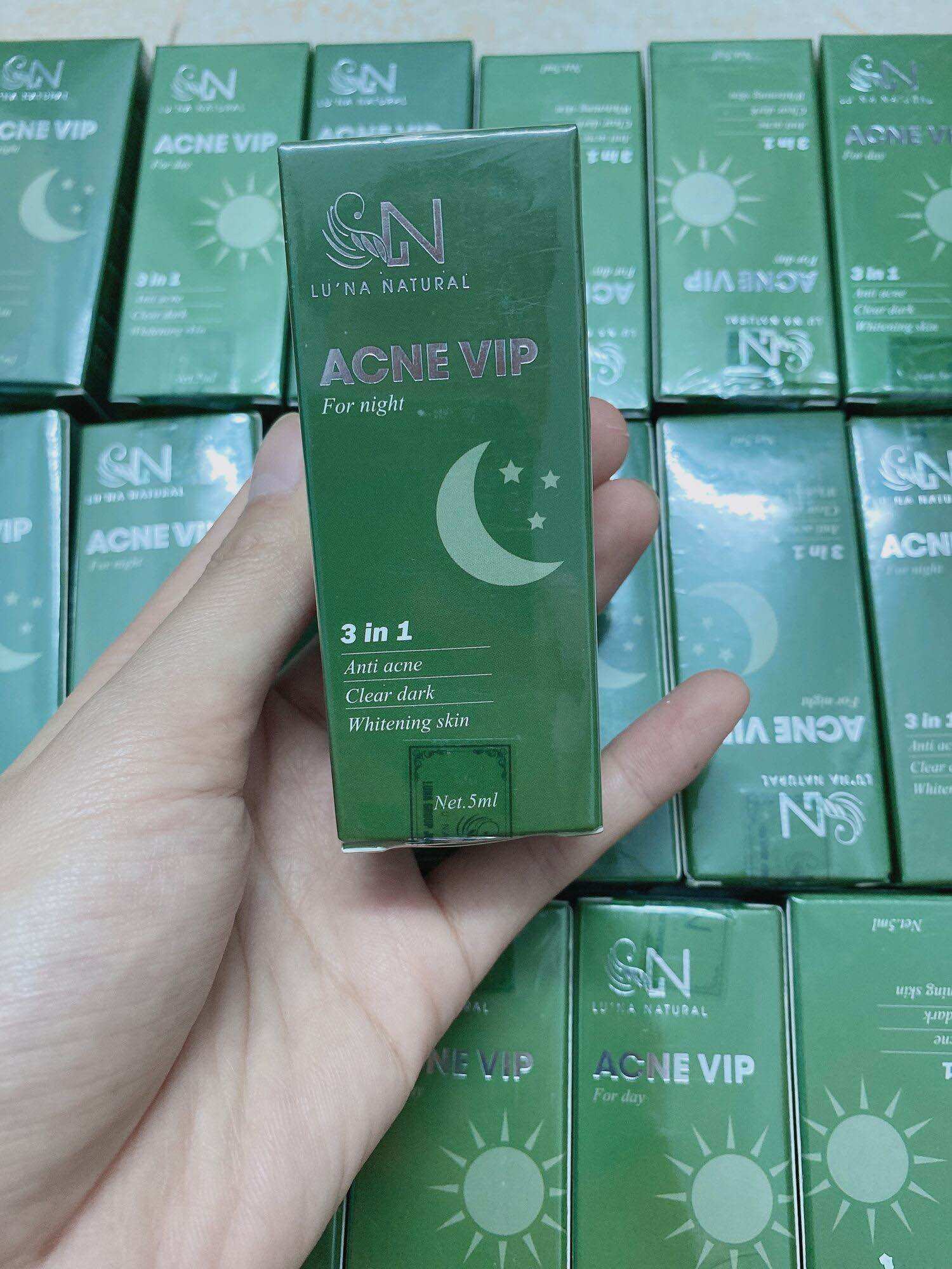 Serum LuNa beauty đêm xoá sạch mụn thâm mụn