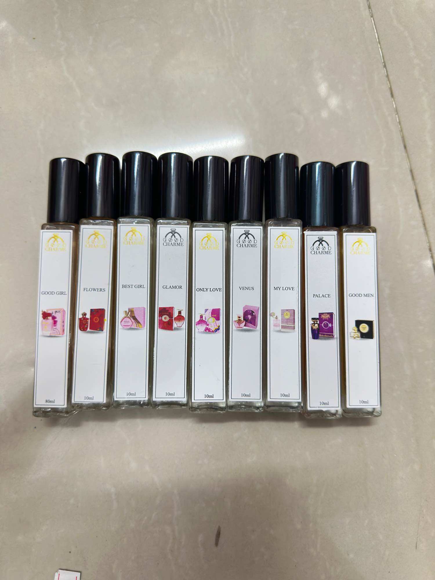 Chai chiết nước hoa 10ml lavish - perfect - class - goodmen xanh - good men vàng - noble - ladies - empress - princess goodcharmee