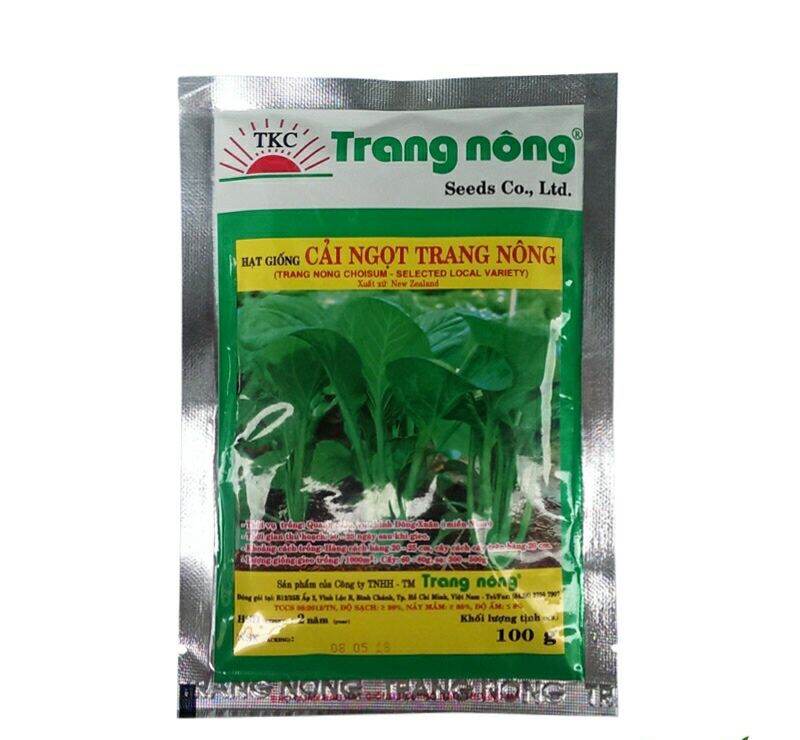 100gr hạt giống cải ngọt Trang Nông