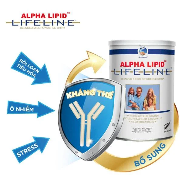 Sữa bột Alpha lipid lifeline 450g