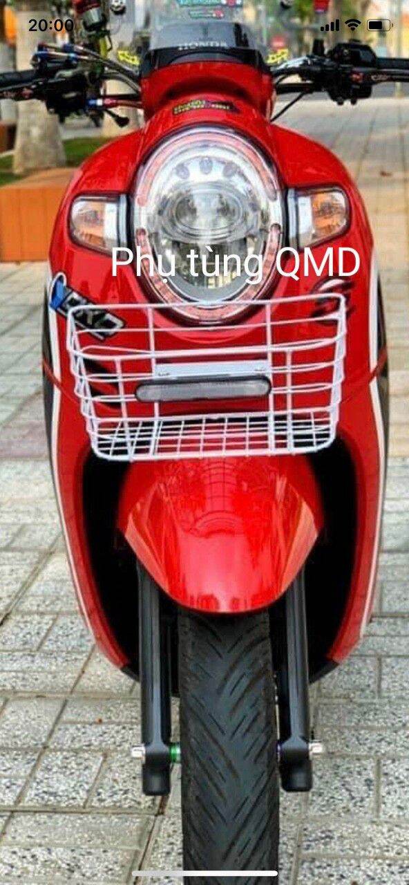 Rổ xe Scoopy mẫu vuông cao cấp