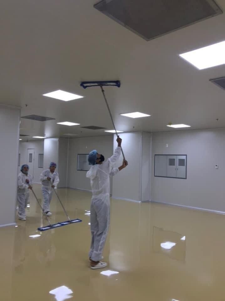 Cây lau nhà tấm lau san hô 60cm loại tốt có tăng giảm (T60 bẹ rỗng)