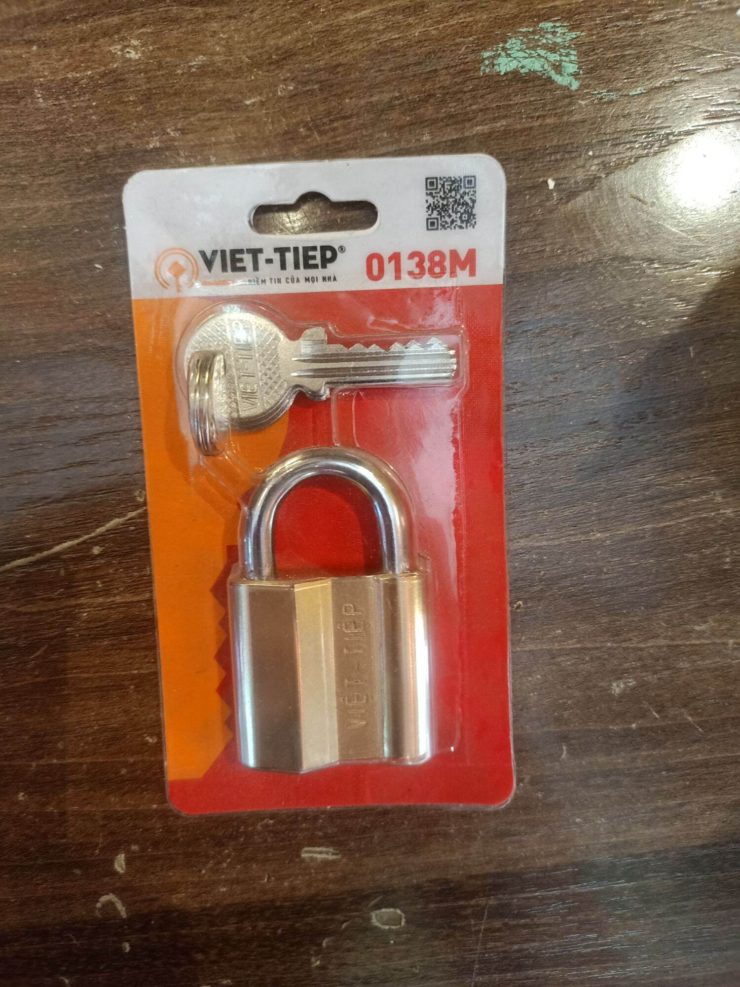 Ổ khoá đồng treo việt tiệp 0138m - 40mm
