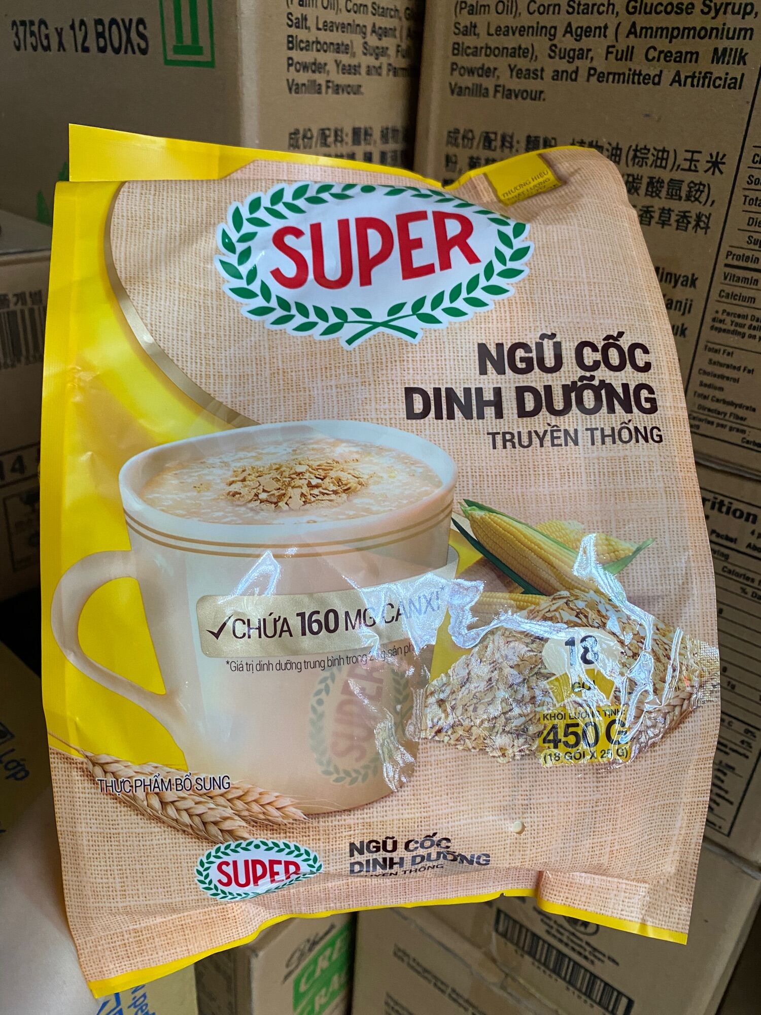 Ngũ cốc dinh dưỡng Super 450g 18gói x20g