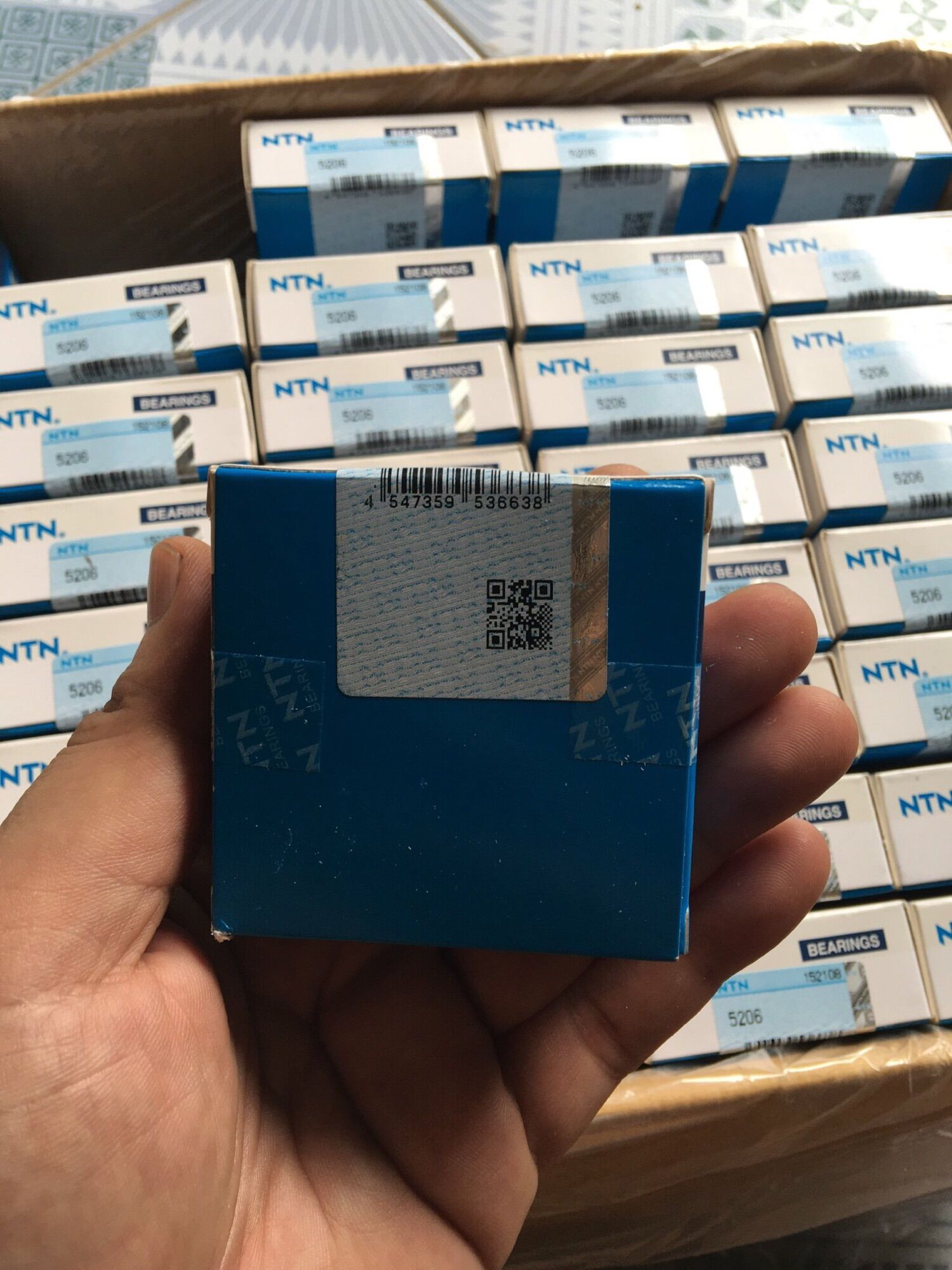 [ BI KÉP 206 ] Vòng bi, bạc đạn Nhật NTN 5206 ( 3206 ) chịu lực