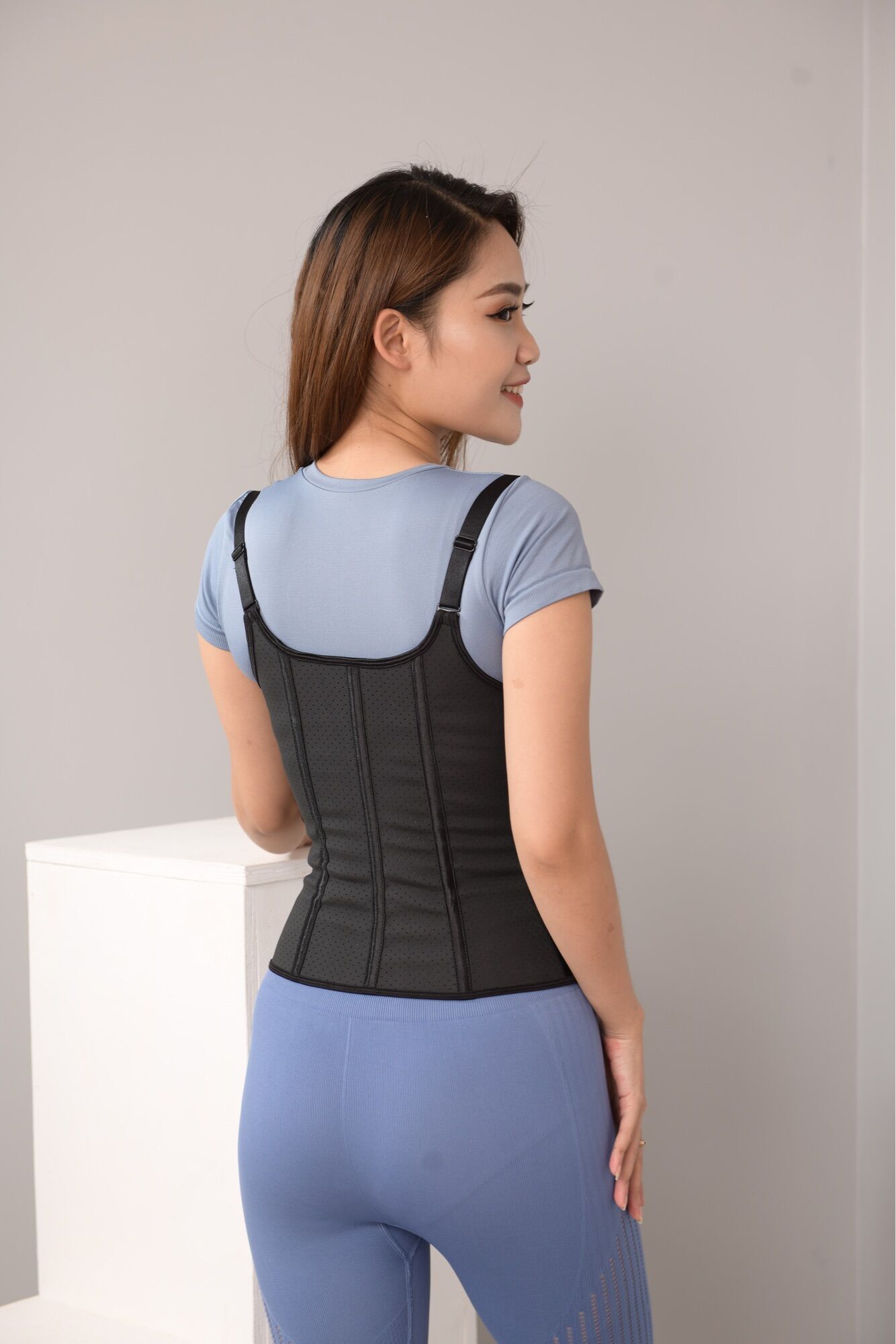 Đai gile latex giảm eo che mỡ lưng tốt
