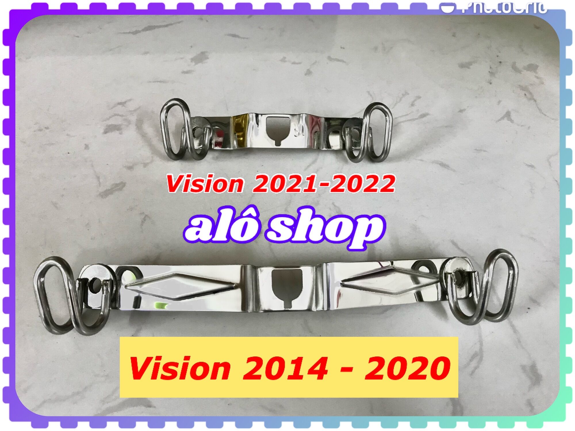 [HCM]Móc treo đồ xe Vision 2014 ~ 2020 - INOX