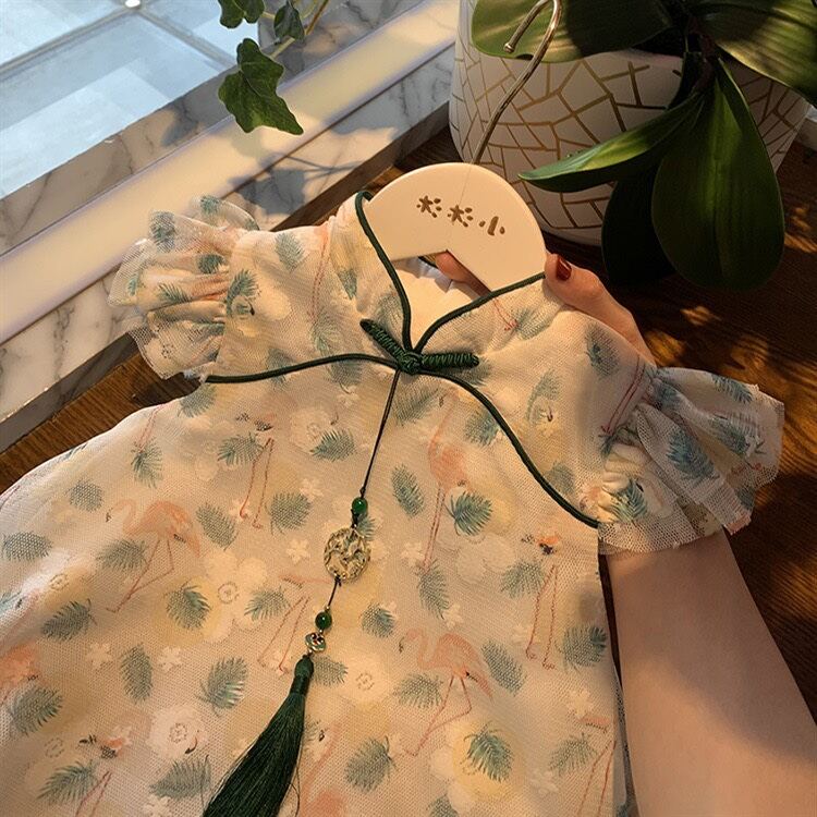 Đầm bé gái ren