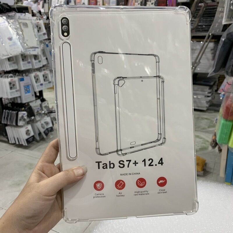 Ốp lưng dẻo trong tab s7 fe/s7 plus /tab s8plus ,tab s7/tab s8 chống sốc