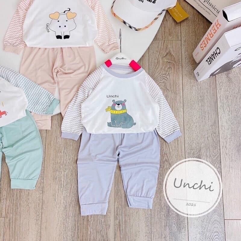 Bộ unchi dài tay cho bé từ 3-24m