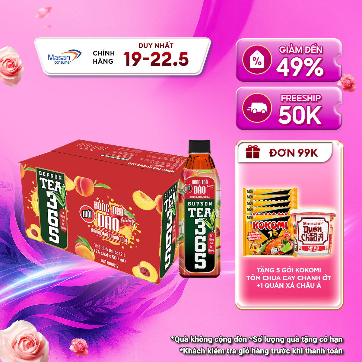 Thùng Trà Bupnon Tea 365 - Nuôi dưỡng động lực