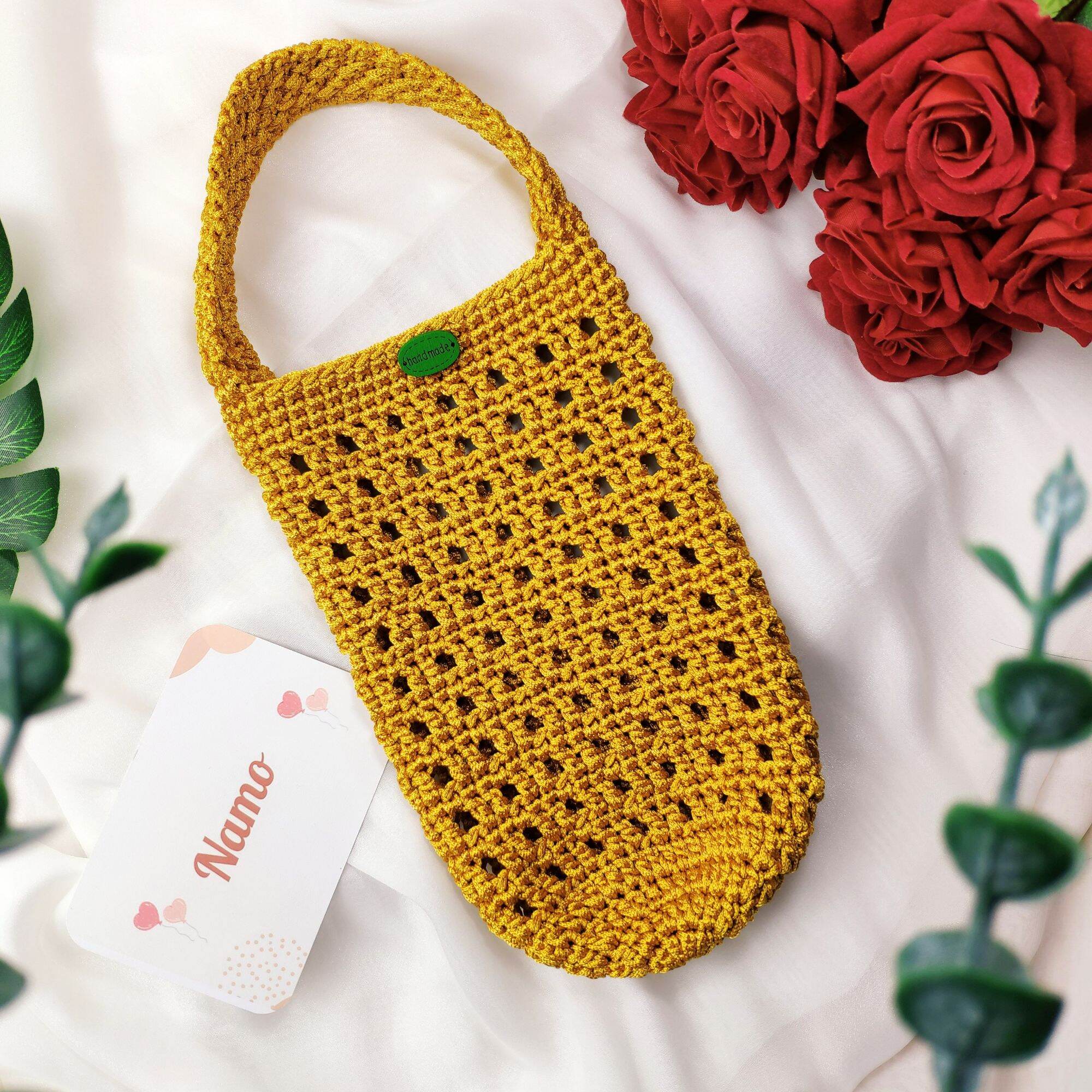 Túi đựng bình giữ nhiệt size 880ml handmade